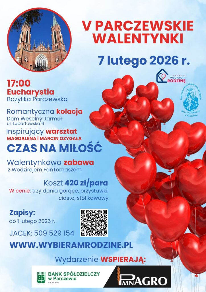 Plakat V Parczewskie Walentynki